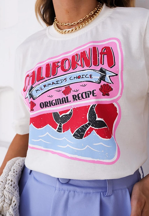 T-shirt California Off White