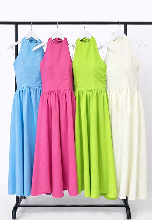 Vestido Frente Única Leona Off White