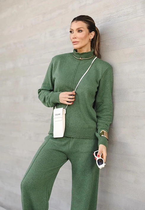 Conjunto Tricot Dara Verde
