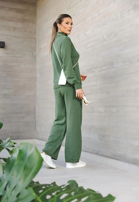 Conjunto Tricot Dara Verde
