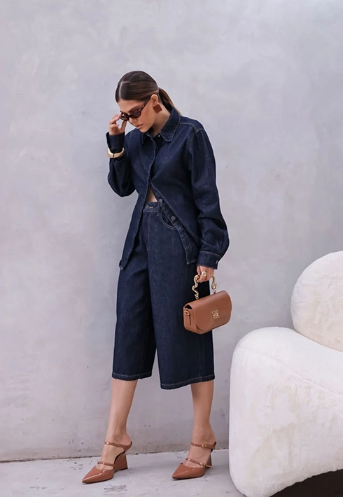 Bermuda Longa Raw Denim